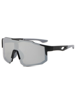 Ochelari pentru Ciclism cu Lentile Polarizate, Ergonomic, Black / Silver
