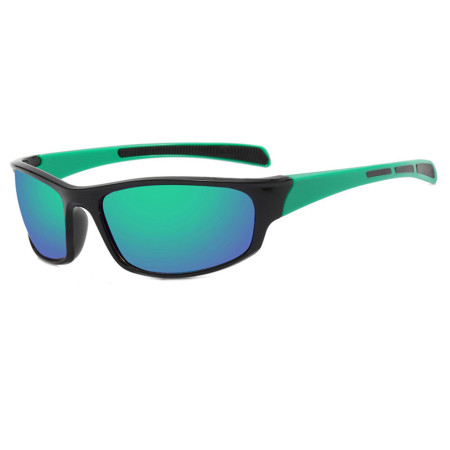 Ochelari pentru Ciclism, tip Sport, Protecție pentru Nas, Dreptunghiular, Black / Green