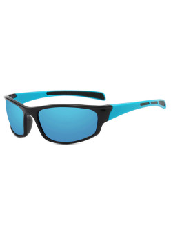 Ochelari pentru Ciclism, tip Sport, Protecție pentru Nas, Dreptunghiular, Black / Blue