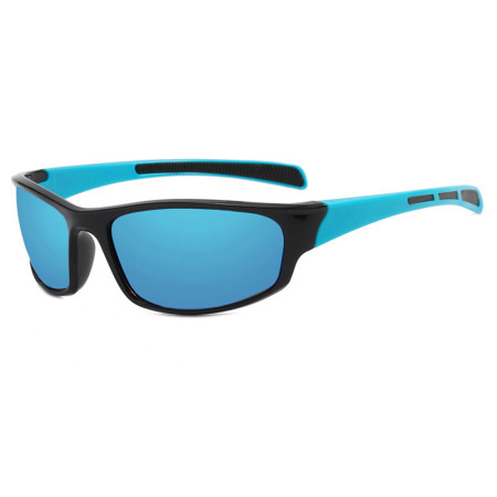 Ochelari pentru Ciclism, tip Sport, Protecție pentru Nas, Dreptunghiular, Black / Blue