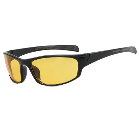 Ochelari pentru Ciclism, tip Sport, Protecție pentru Nas, Dreptunghiular, Black / Yellow