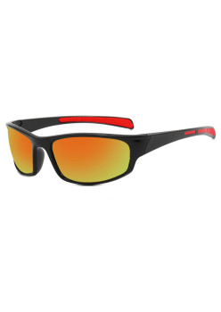 Ochelari pentru Ciclism, tip Sport, Protecție pentru Nas, (9937), Black / Orange