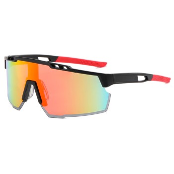 Ochelari pentru Ciclism, tip Sport, Protecție pentru Nas, Black / Orange