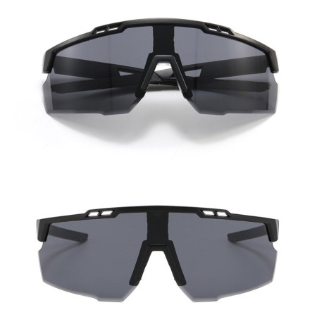 Ochelari pentru Ciclism cu Lentile Polarizate, Sport, Protecție pentru Nas, Black / Gray