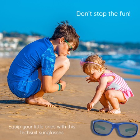 Ochelari pentru Copii Sport - Techsuit (800-C28) - Dark Blue / Sky Blue