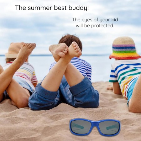 Ochelari pentru Copii Sport - Techsuit (800-C28) - Dark Blue / Sky Blue