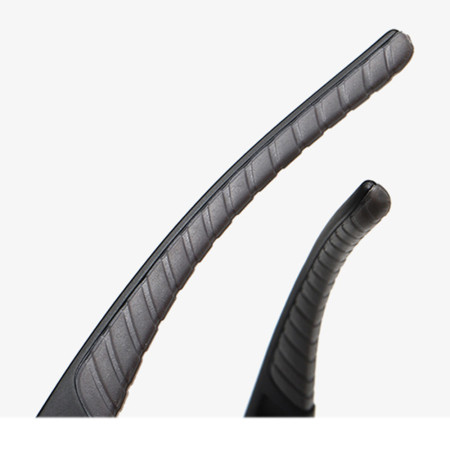Ochelari pentru Ciclism cu lentile polarizate, ochelari de soare sport, tampoane pentru nas,  Black / Red