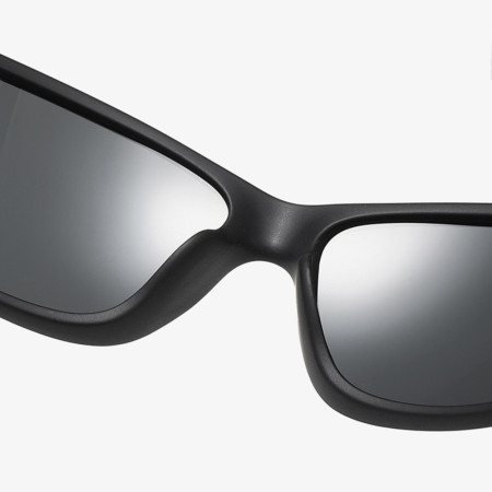 Ochelari pentru Ciclism cu lentile polarizate, ochelari de soare sport, tampoane pentru nas,  Black / Red