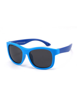 Ochelari de Soare pentru Copii cu Protectie UV si Snur, Blue / Dark Blue