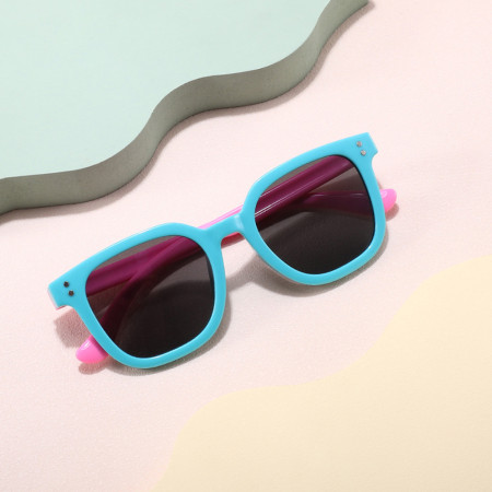 Ochelari de Soare Polarizati pentru Copii cu Protectie UV, Lake Blue / Pink