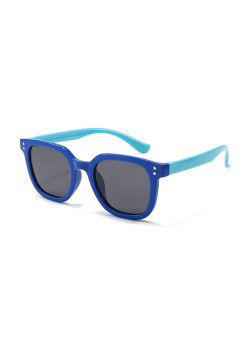 Ochelari de Soare Polarizati pentru Copii cu Protectie UV, Dark Blue / Cyan