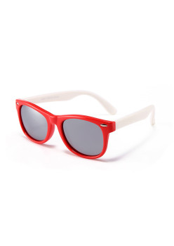 Ochelari de Soare pentru Copii cu Protectie UV, Red / White / Mercury
