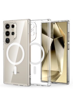 Husa pentru Samsung Galaxy S24 Ultra - ESR Classic Hybrid HaloLock - Clear