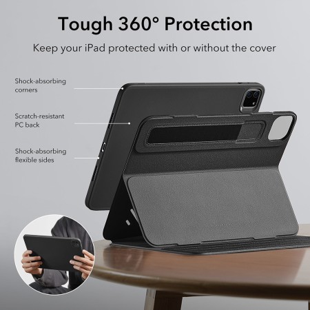 Husa pentru iPad Pro 13 (2024) - ESR Shift Magnetic - Black
