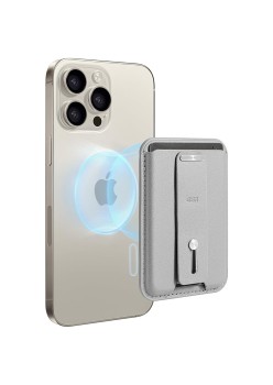 Portofel pentru Telefon cu Functie de Suport Birou - ESR - Natural Titanium