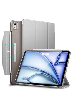 Husa pentru iPad Air 13 (2024) - ESR Ascend Trifold - Frosted Grey
