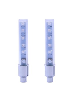 Capac Ventil pentru Bicicleta (set2) - Techsuit Firefly Light (THVB2) - Multicolor