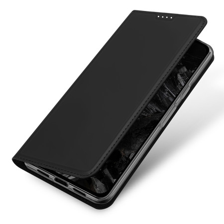 Husa Flip Google Pixel 8a, Dux Ducis Skin Pro, Smart Pro Magnet, Negru