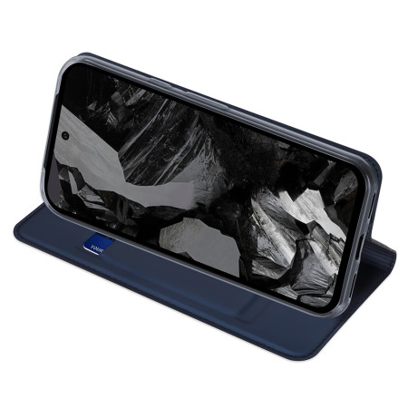 Husa Flip Google Pixel 8a, Dux Ducis Skin Pro, Smart Pro Magnet, Negru