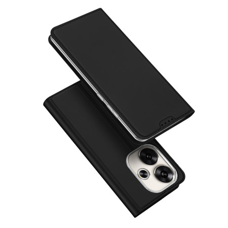 Husa Flip Poco F6, Dux Ducis Skin Pro, Smart, Negru