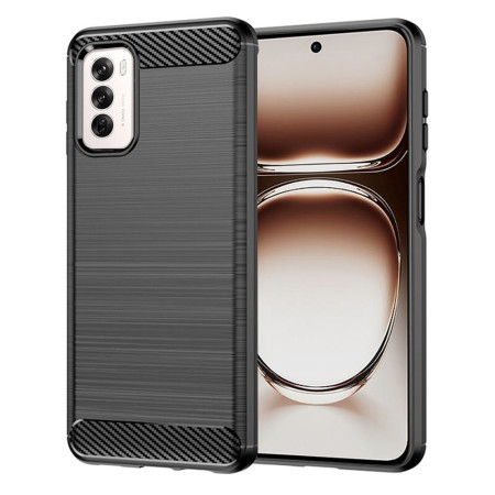 Husa Carbon Anti-Soc pentru Oppo Reno 12, Premium, Tech Protects, Black