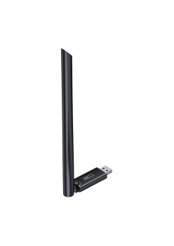 Adaptor WiFi cu antena 300Mbps Windows/Linux - Baseus FastJoy BS-OH172 (B01317600111-01) - Black