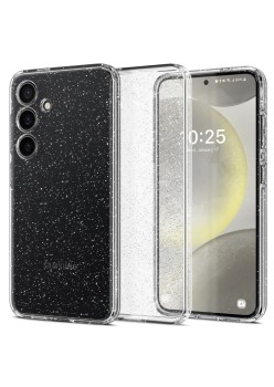 Huse pentru Samsung Galaxy S24 FE - Spigen Liquid Crystal Glitter - Crystal Quartz