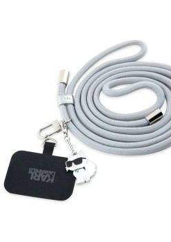 Snur Universal pentru Telefon - Karl Lagerfeld (KLUCNMSCKIG) - Choupette Grey