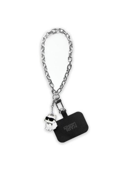 Breloc Universal pentru Telefon - Karl Lagerfeld (KLUCHCSKPK) - Choupette Silver