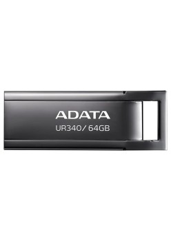Stick de Memorie 64GB - Adata (AROY-UR340-64GBK) - Metallic Black