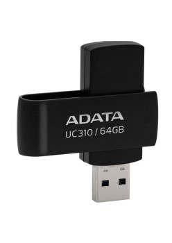 Stick de Memorie 64GB, USB 3.2 - Adata (UC310-64G-RBK) - Black