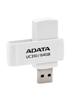 Stick de Memorie 64GB, USB 3.2 - Adata (UC310-64G-RWH) - White