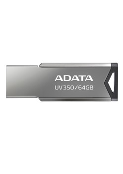 Stick de Memorie 64GB, USB 3.2, 90/40MB/s - Adata (AUV350-64G-RBK) - Silver