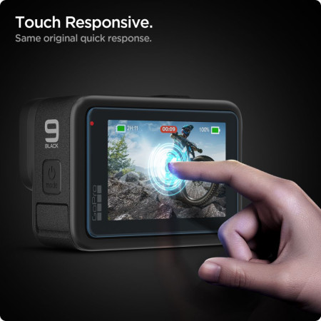 Folie pentru GoPro Hero 9/10/11/12, set 6 buc, Spigen Glas.tR Slim, Clear