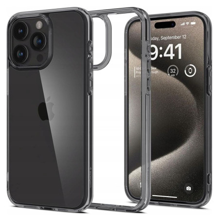 Husa pentru iPhone 15 Pro Spigen Ultra Hybrid, Space Crystal