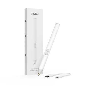Stylus Pen Universal, 105mAh, USB-C - Techsuit (UA20) - White