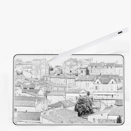 Stylus Pen Universal, 130mAh, USB-C - Techsuit (S3) - Pink