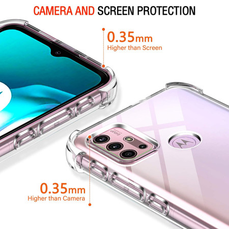Husa Antisoc compatibila Motorola Moto G10 / Moto G20 / Moto G30, PRO AirBag, Clear
