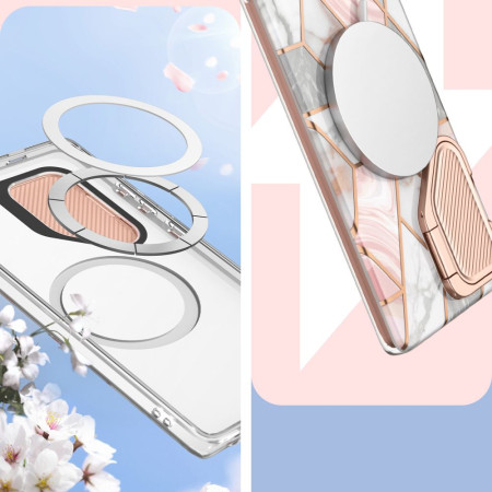 Husa pentru Samsung Galaxy S24 Ultra, I-Blason Cosmo MagSafe, Marble