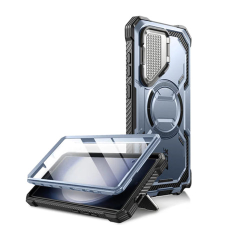 Husa pentru Samsung Galaxy S24 Ultra cu Folie, I-Blason Armorbox MagSafe, Tilt
