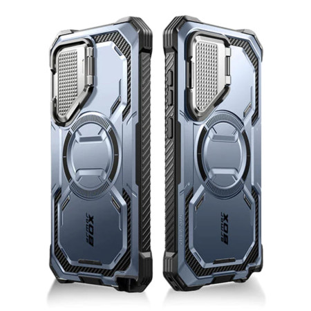 Husa pentru Samsung Galaxy S24 Ultra cu Folie, I-Blason Armorbox MagSafe, Tilt