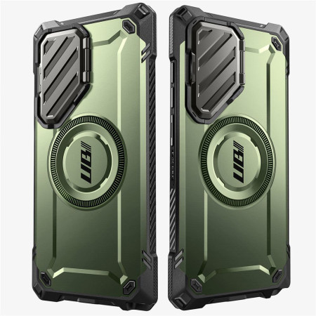 Husa pentru Samsung Galaxy S24 Ultra Supcase Unicorn Beetle XT MagSafe, Guldan
