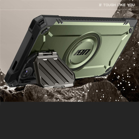 Husa pentru Samsung Galaxy S24 Ultra Supcase Unicorn Beetle XT MagSafe, Guldan