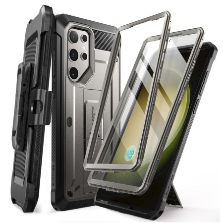 Husa pentru Samsung Galaxy S24 Ultra Supcase Unicorn Beetle Pro, Titan Gray