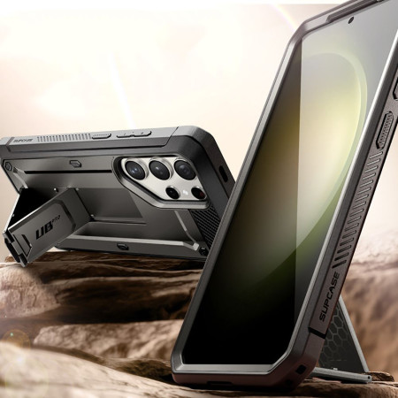 Husa pentru Samsung Galaxy S24 Ultra Supcase Unicorn Beetle Pro, Titan Gray