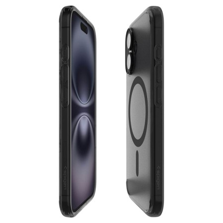 Husa pentru iPhone 16 - Spigen Ultra Hybrid T MagSafe - Frost Black