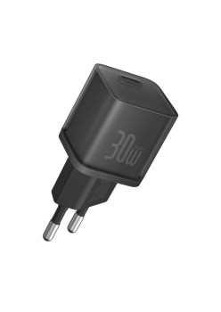 Incarcator GaN5S, Type-C, Fast Charge, 30W - Baseus Gallium Nitride (P10162504113-00) - Black