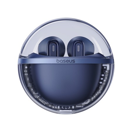 Casti Fara Fir Bluetooth 5.3, TWS, Noise Reduction - Baseus Bowie E5x (A00060101323-00) - Deepsea Blue