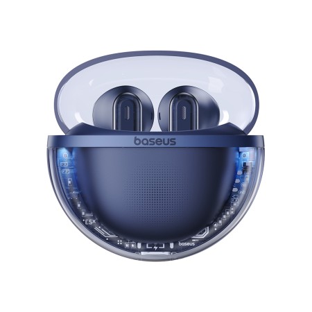 Casti Fara Fir Bluetooth 5.3, TWS, Noise Reduction - Baseus Bowie E5x (A00060101323-00) - Deepsea Blue