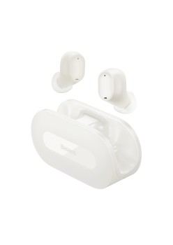 Casti Bluetooth 5.3, True Wireless - Baseus Bowie EZ10 (A00054300226-Z1) - White